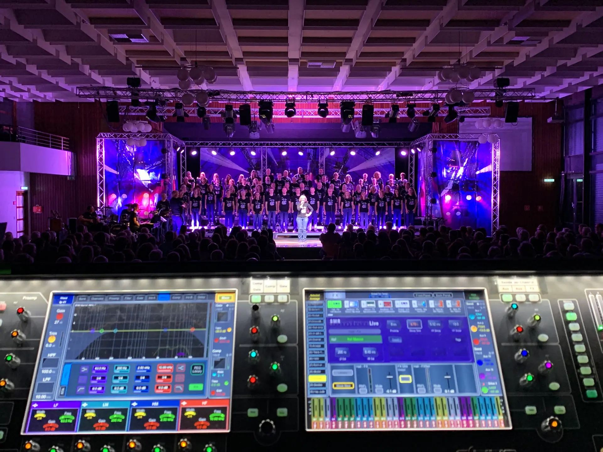 Veranstaltungstechnik im Einsatz bei Live-Event